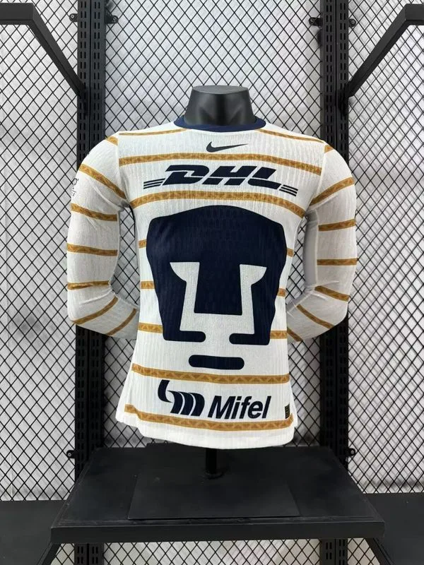 Pumas UNAM 2024/25 Home Shirt Long Sleeve Player Version