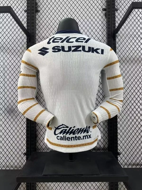 Pumas UNAM 2024/25 Home Shirt Long Sleeve Player Version — 2