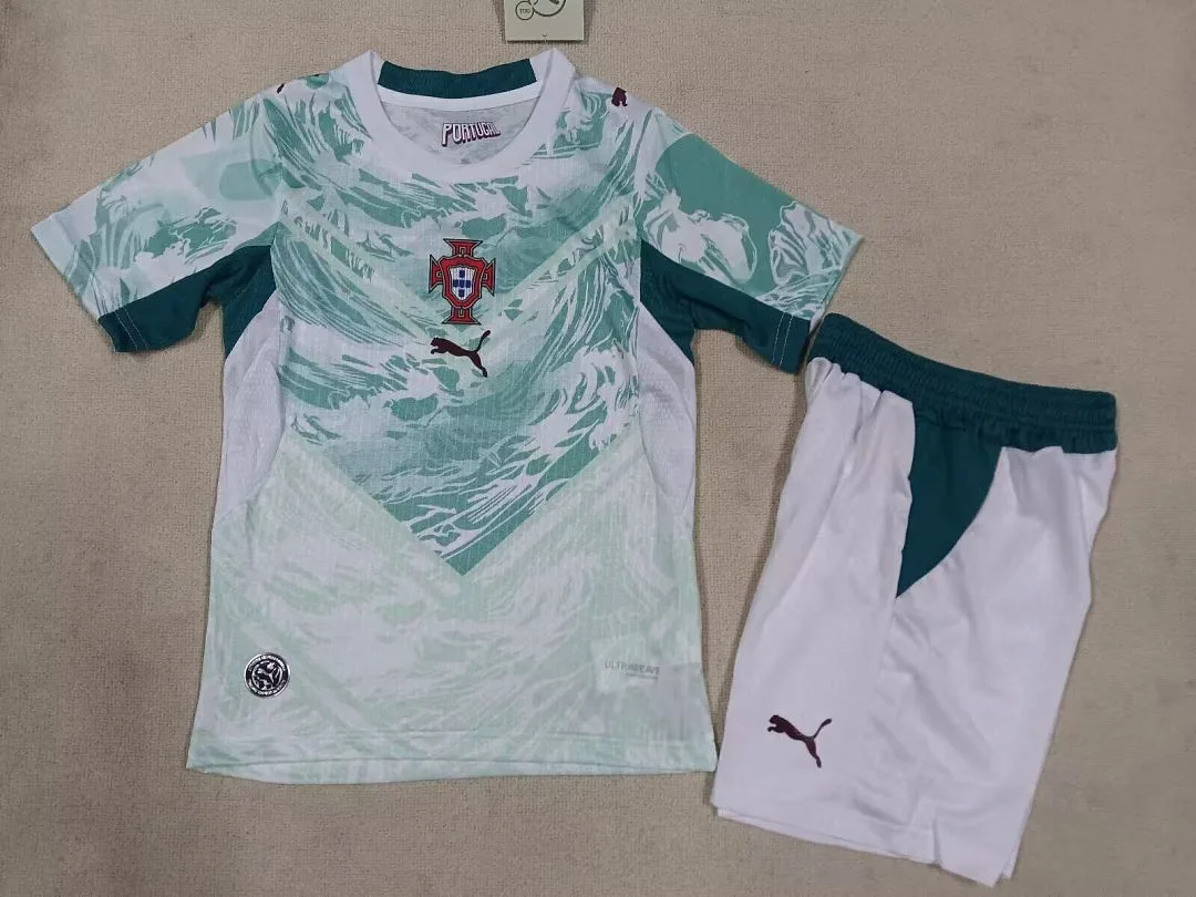 Portugal 2026 Away Kids Kit Player Version — 2