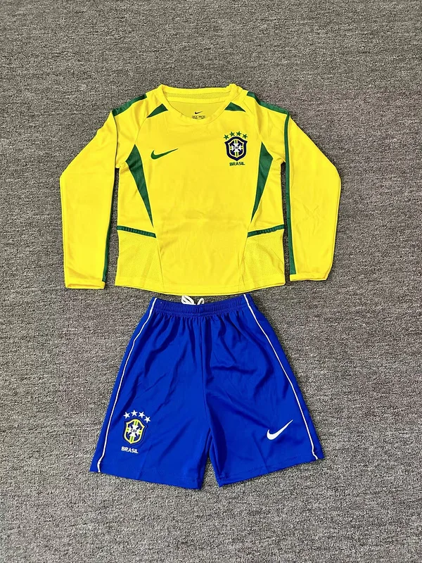 Brazil 2016/28 Home Kids Kit Long Sleeve