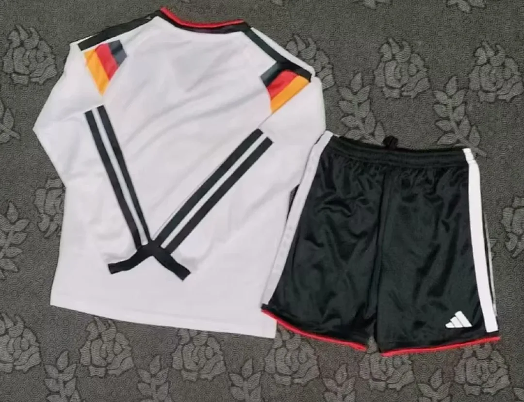 Allemagne 2026 Domicile Ensemble Enfant Manches Longues — 1