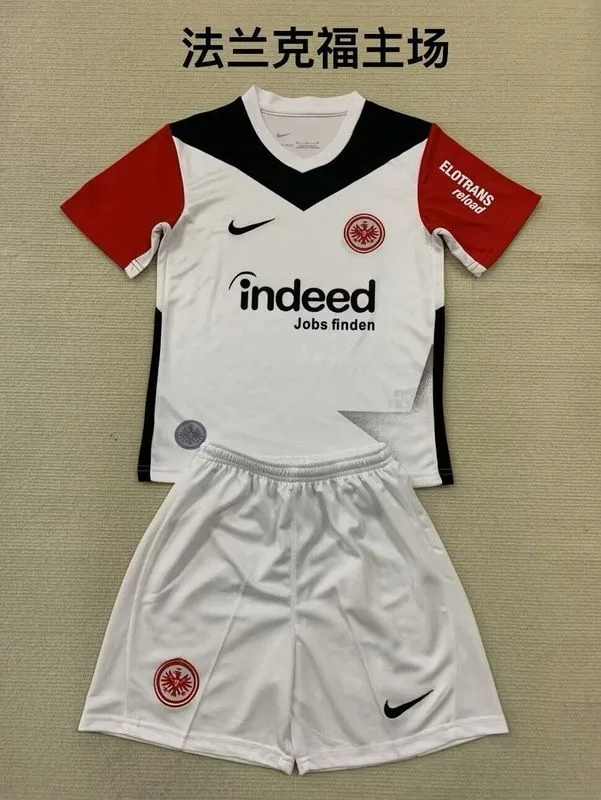 Eintracht Frankfurt 2024/25 Home Kids Kit — 2