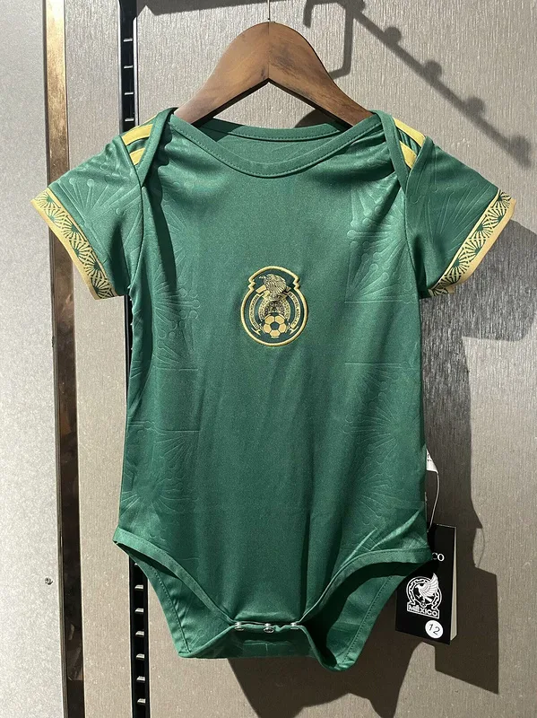 Mexico 2025 Baby Shirt Green — 2