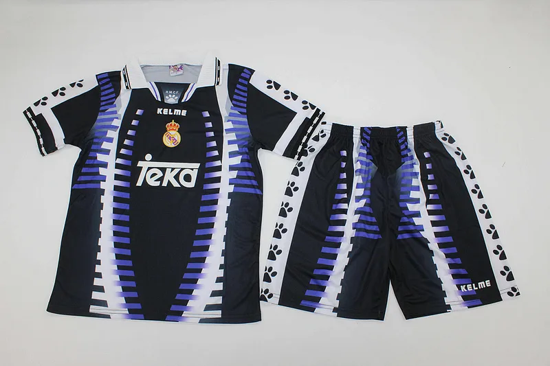 Real Madrid 1997/98 Away Kids Kit