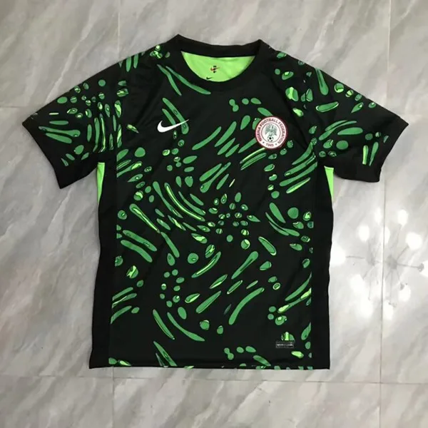 Nigeria 2024/25 Auswärts Trikot Kurzarm Green — 2