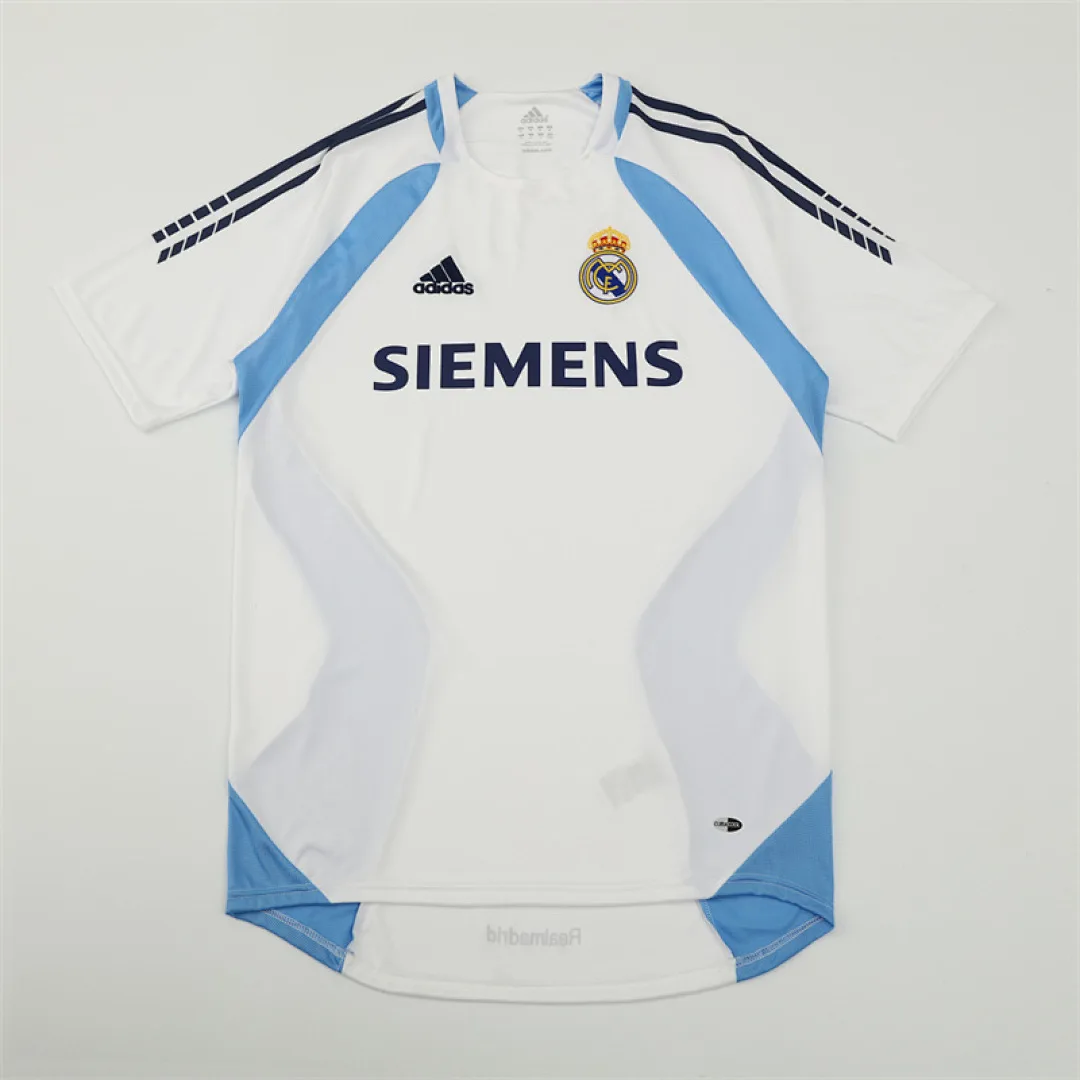 Real Madrid 2003/04 Training Shirt White — 2