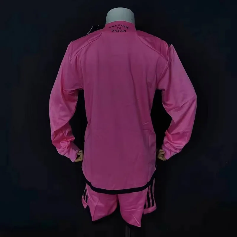 Inter Miami 2024/25 Home Kids Kit Long Sleeve — 2