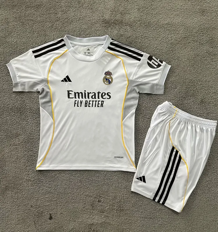 Real Madrid 2025/26 Domicile Ensemble Enfant