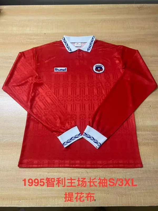 Chile 1995 Home Shirt Long Sleeve