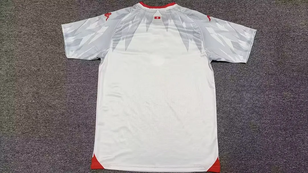 Tunesien 2026 Heim Trikot Kurzarm White — 2