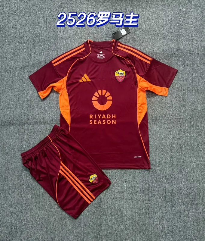 Roma 2025/26 Primera Equipación Conjunto de Niño — 2
