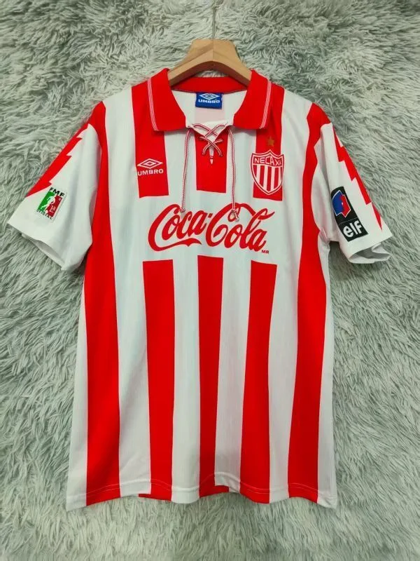 Necaxa 1995/96 Primera Equipación Camiseta — 2