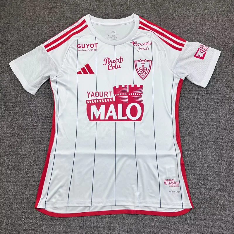 Brest 2025/26 Away Shirt Short Sleeve — 2