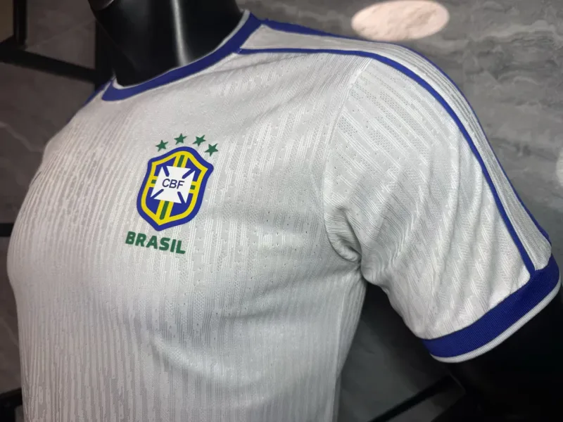 Brazil 1998 Goalkeeper Shirt Player Version White — 2