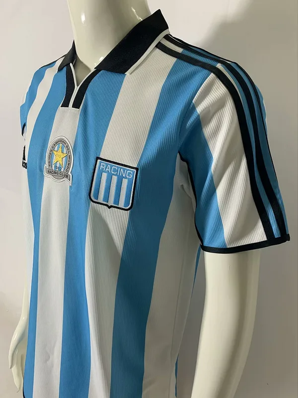 Racing Club 2000/01 Primera Equipación Camiseta — 2
