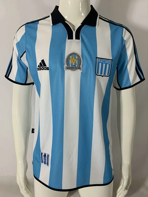 Racing Club 2000/01 Primera Equipación Camiseta