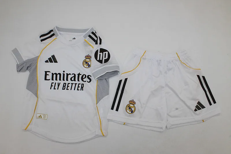 Real Madrid 2025/26 Domicile Ensemble Enfant Version Joueur