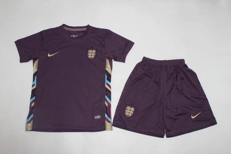England Away Kids Kit Blue