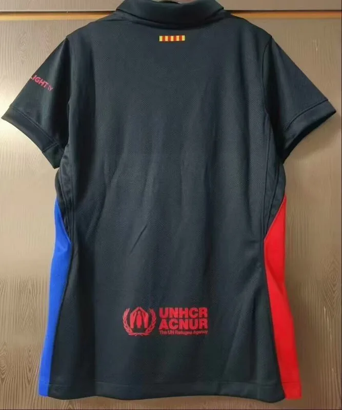 Barcelona 2024/25 Camiseta de Mujer Black — 1