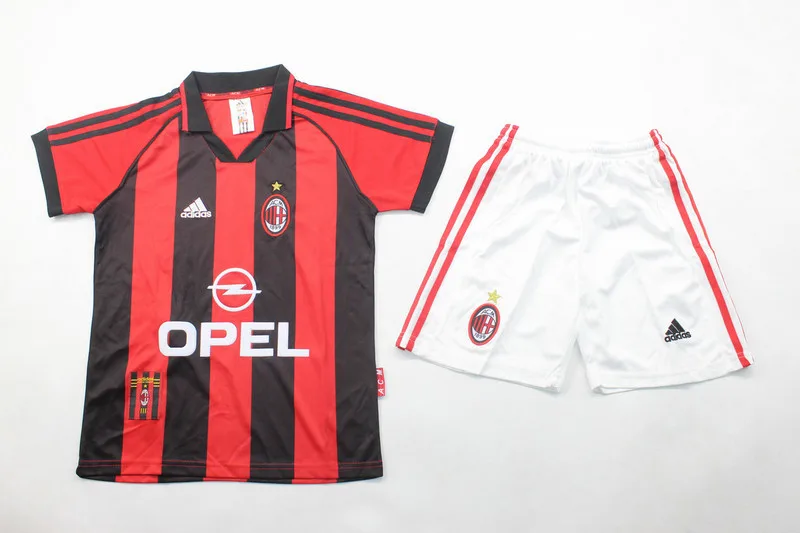 AC Mailand 1998/00 Heim Set Kinder