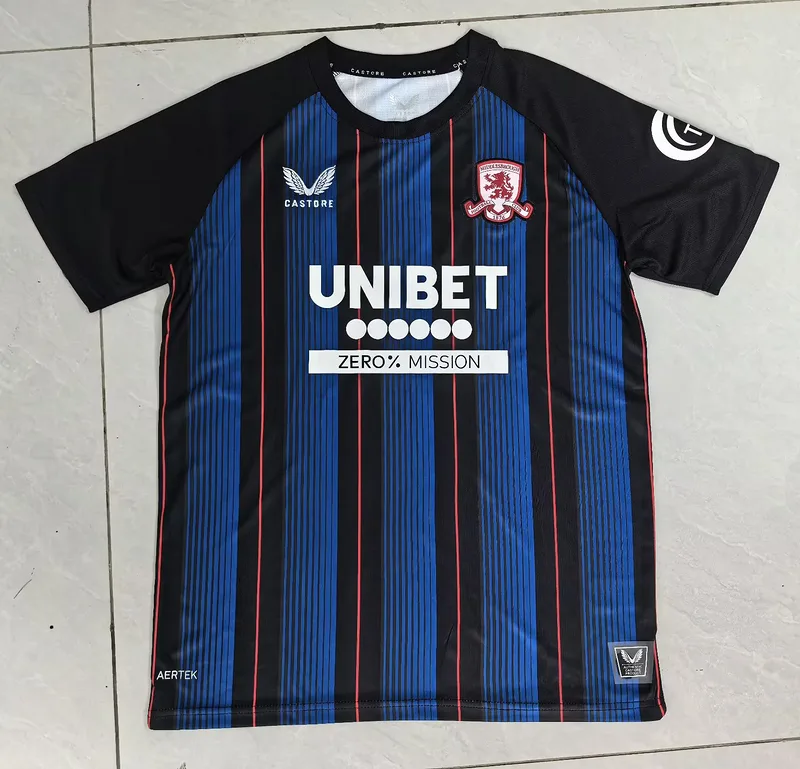 Middlesbrough 2025/26 Segunda Equipación Camiseta Manga Corta