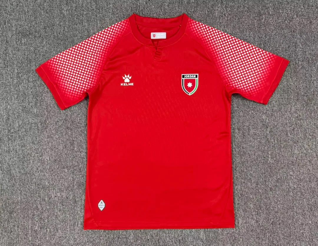 Jordanien 2026 Auswärts Trikot Red
