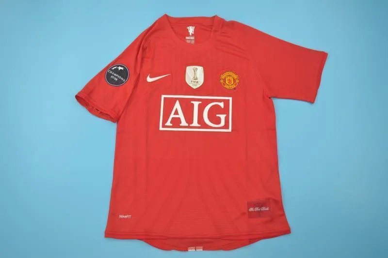 Manchester United 2008/09 Trikot Kurzarm