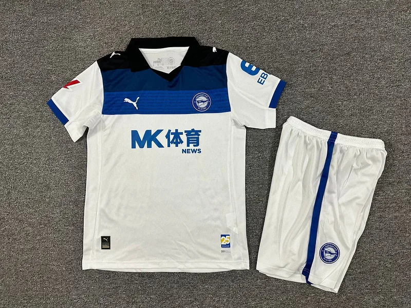 Deportivo Alavés 2025/26 Extérieur Ensemble Enfant White