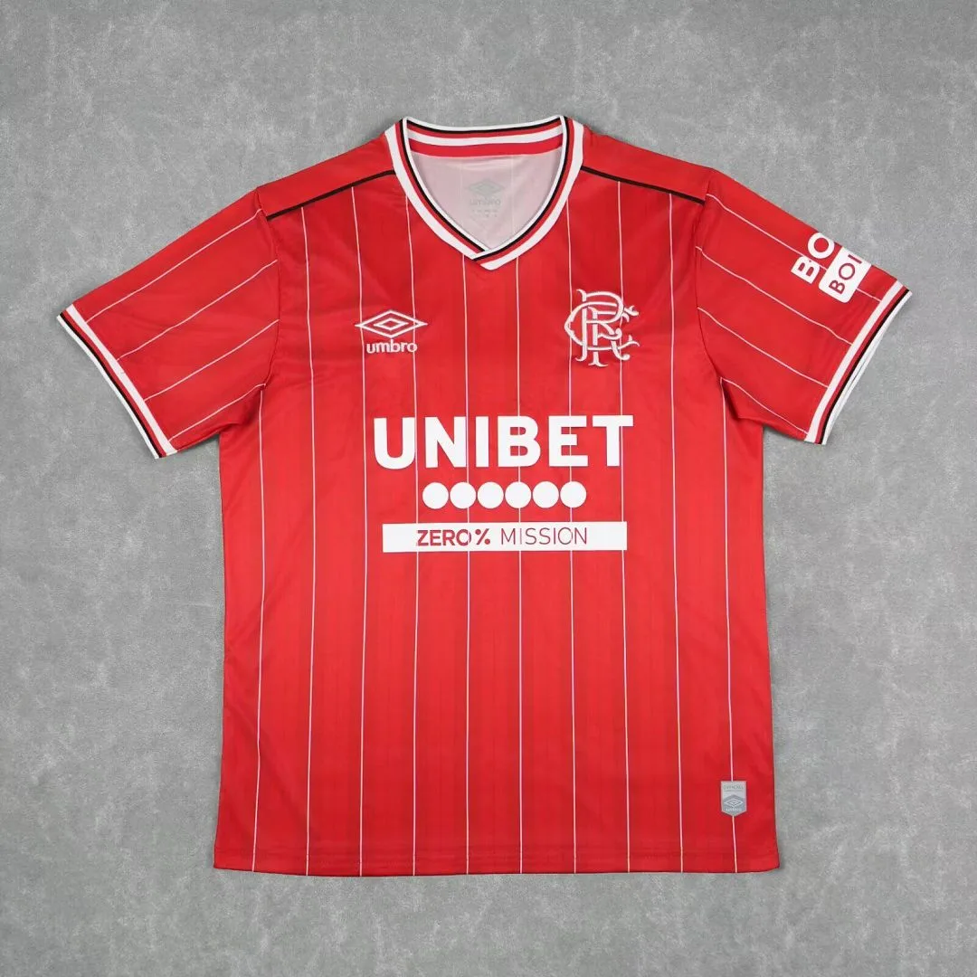 Rangers 2026/27 Away Shirt Red — 2