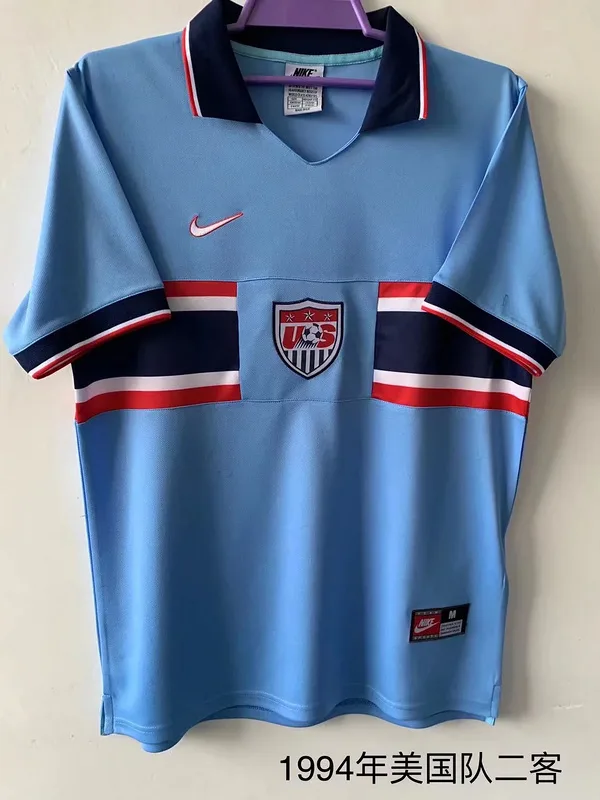 USA 1995/97 Third Shirt Blue — 2