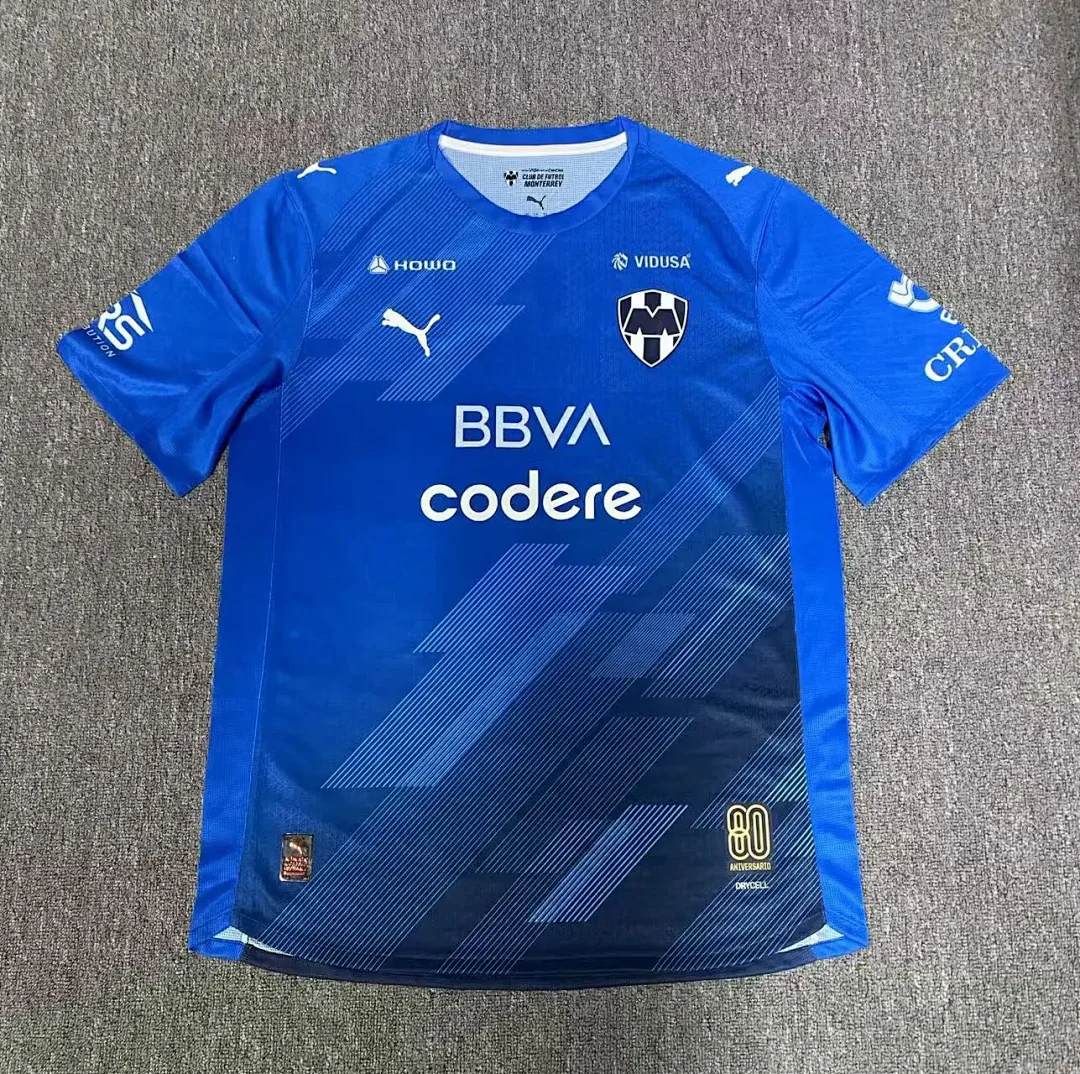 Monterrey 2025/26 Third Maillot Version Joueur Blue — 2