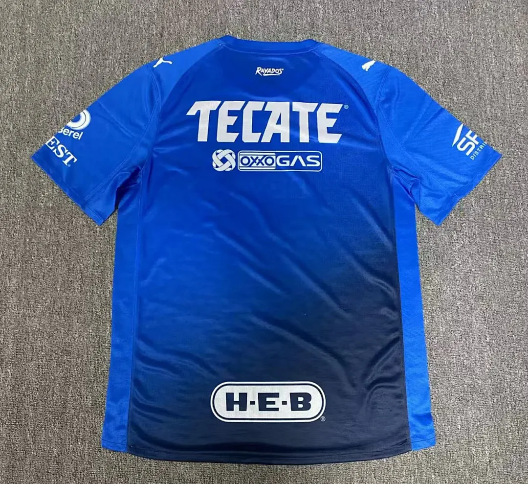 Monterrey 2025/26 Third Maillot Version Joueur Blue