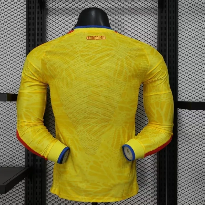 Colombia 2026 Home Shirt Long Sleeve Player Version