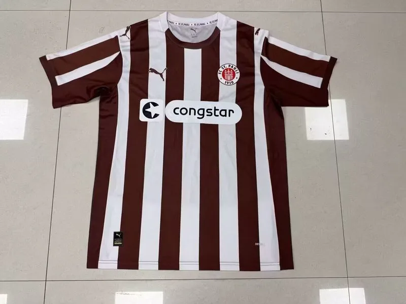 St. Pauli 2025/26 Home Shirt — 2