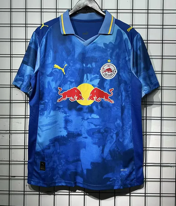 RB Salzburg 2025/26 Camiseta Manga Corta Blue