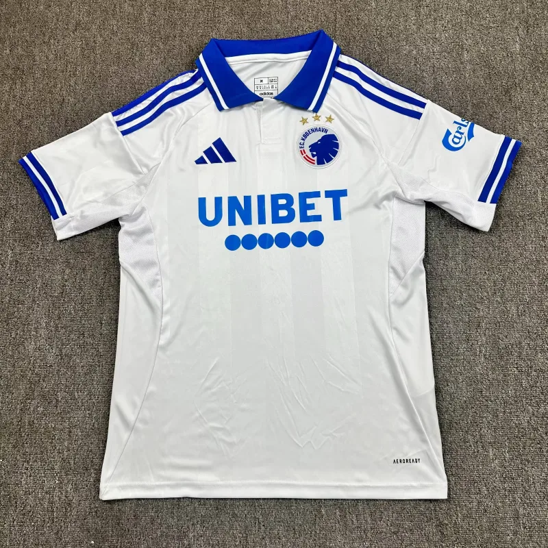 Copenhagen 2025/26 Home Shirt Short Sleeve White — 1