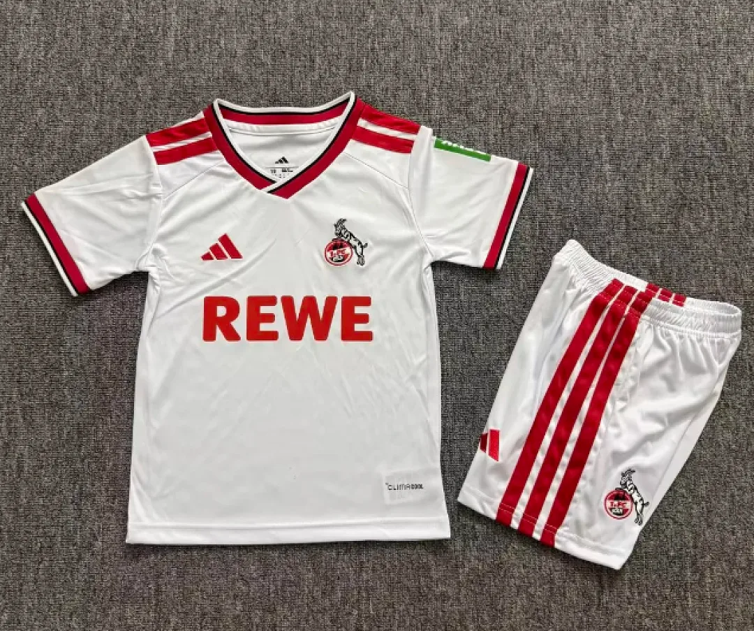 FC Köln 2026/27 Home Kids Kit — 2
