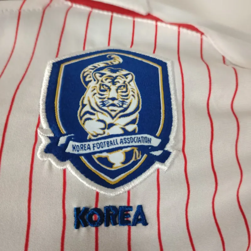 South Korea 2002 Away Shirt Long Sleeve White