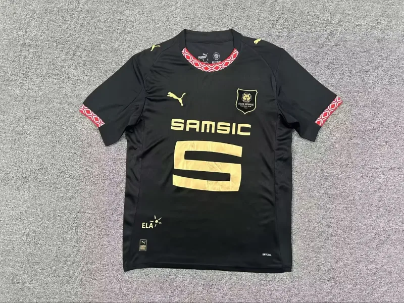 Rennes 2025/26 Tercera Equipación Camiseta Manga Corta — 2