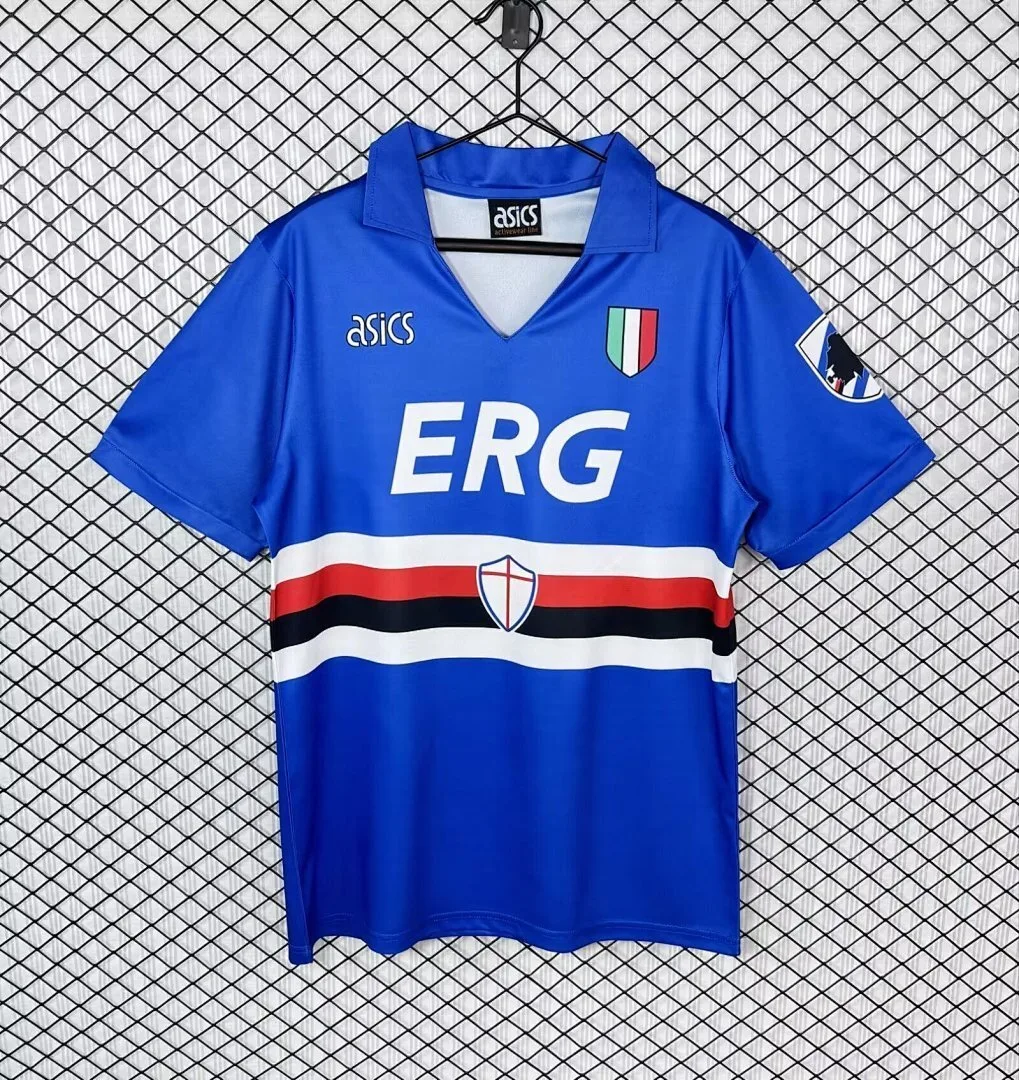 Sampdoria 1991/92 Heim Trikot — 2