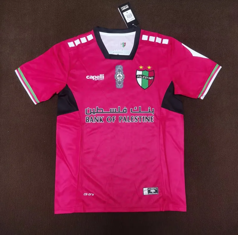 Palestino 2024/25 Shirt Short Sleeve Pink — 2