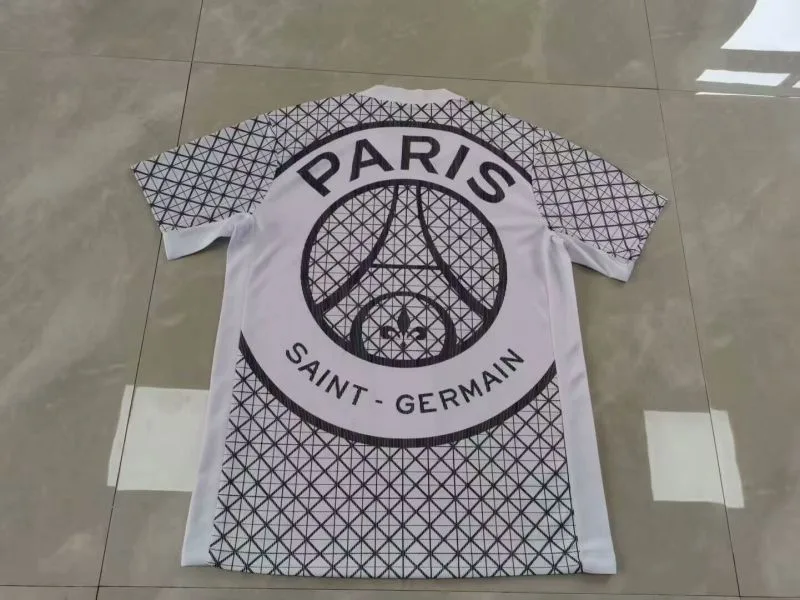 Paris Saint-Germain 2025/26 de Entrenamiento Camiseta Manga Corta White — 2
