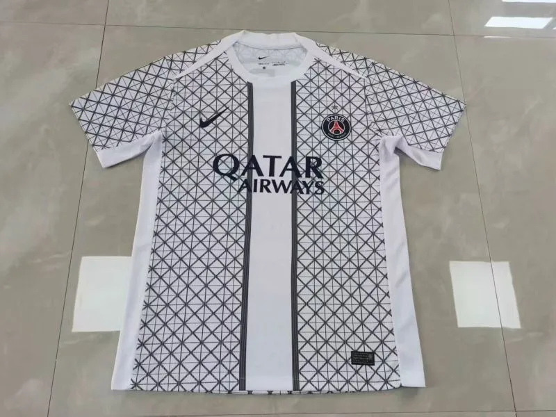 Paris Saint-Germain 2025/26 de Entrenamiento Camiseta Manga Corta White