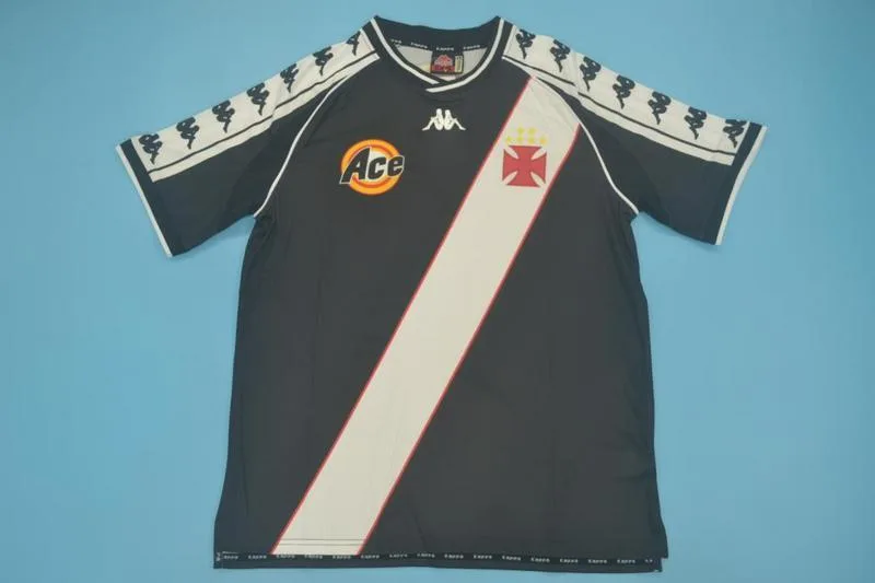 Vasco da Gama 2000/01 Away Shirt Black — 2