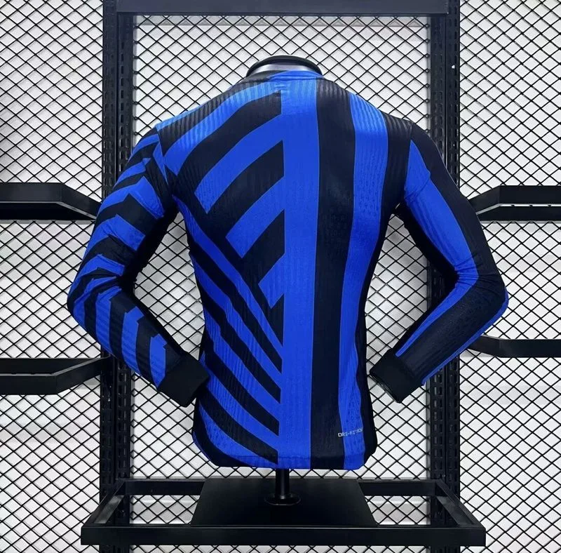 Inter Milan 2024/25 Home Shirt Long Sleeve Player Version