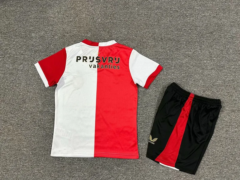 Feyenoord 2025/26 Home Kids Kit
