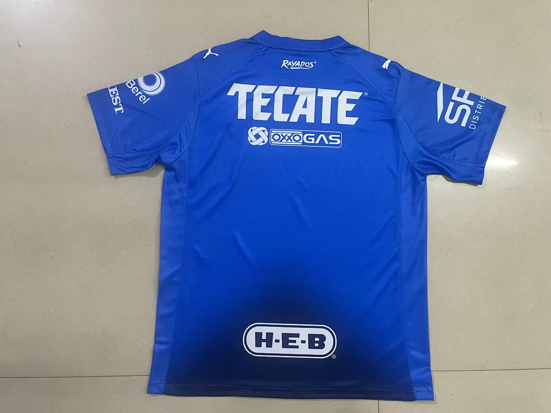 Monterrey 2025/26 Third Maillot Manches Courtes Blue