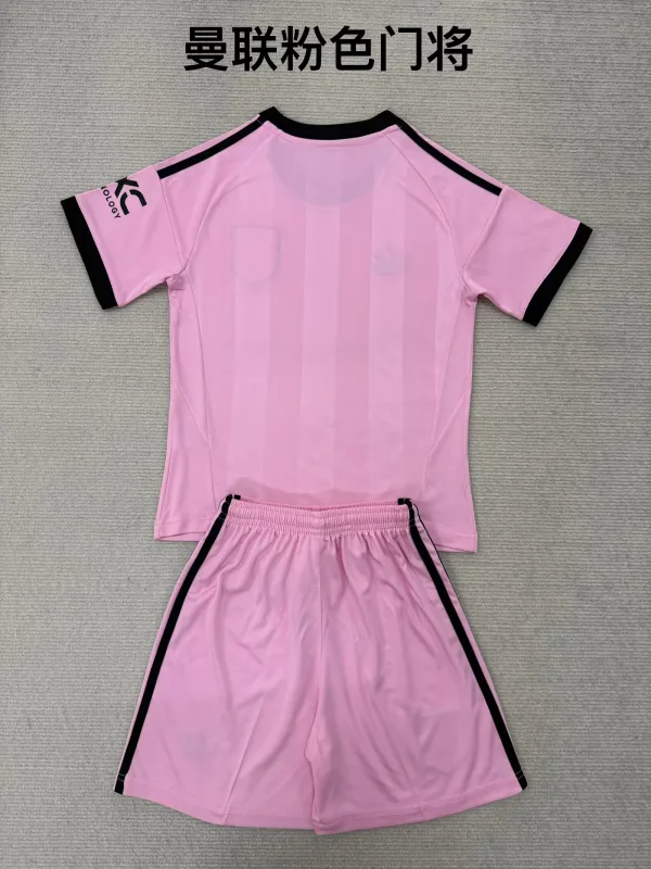 Manchester United 2025/26 Torwart Set Kinder Pink — 1