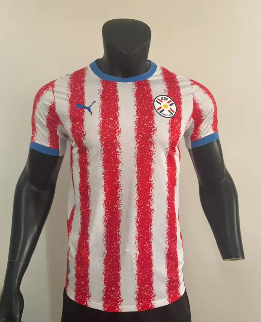 Paraguay 2026 Home Shirt Player Version