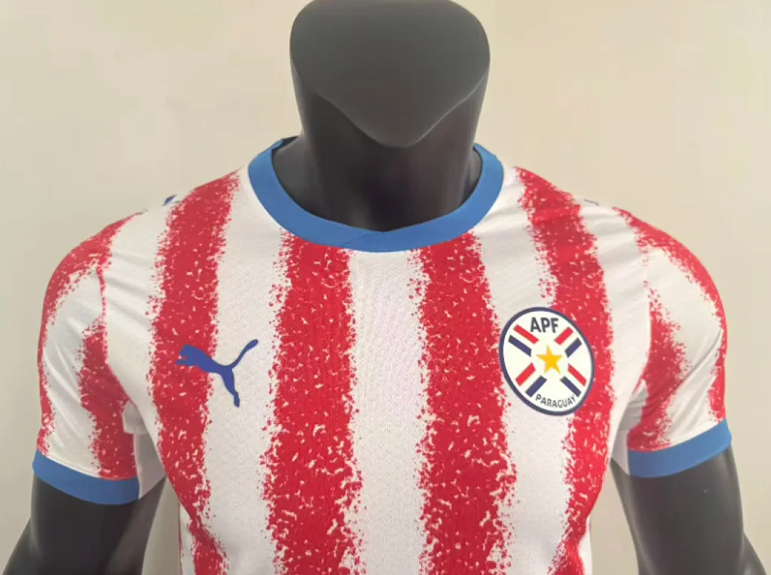 Paraguay 2026 Home Shirt Player Version — 2